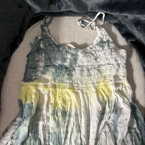 Altar’d State size small mini dress with eyelet detailing and adjustable straps